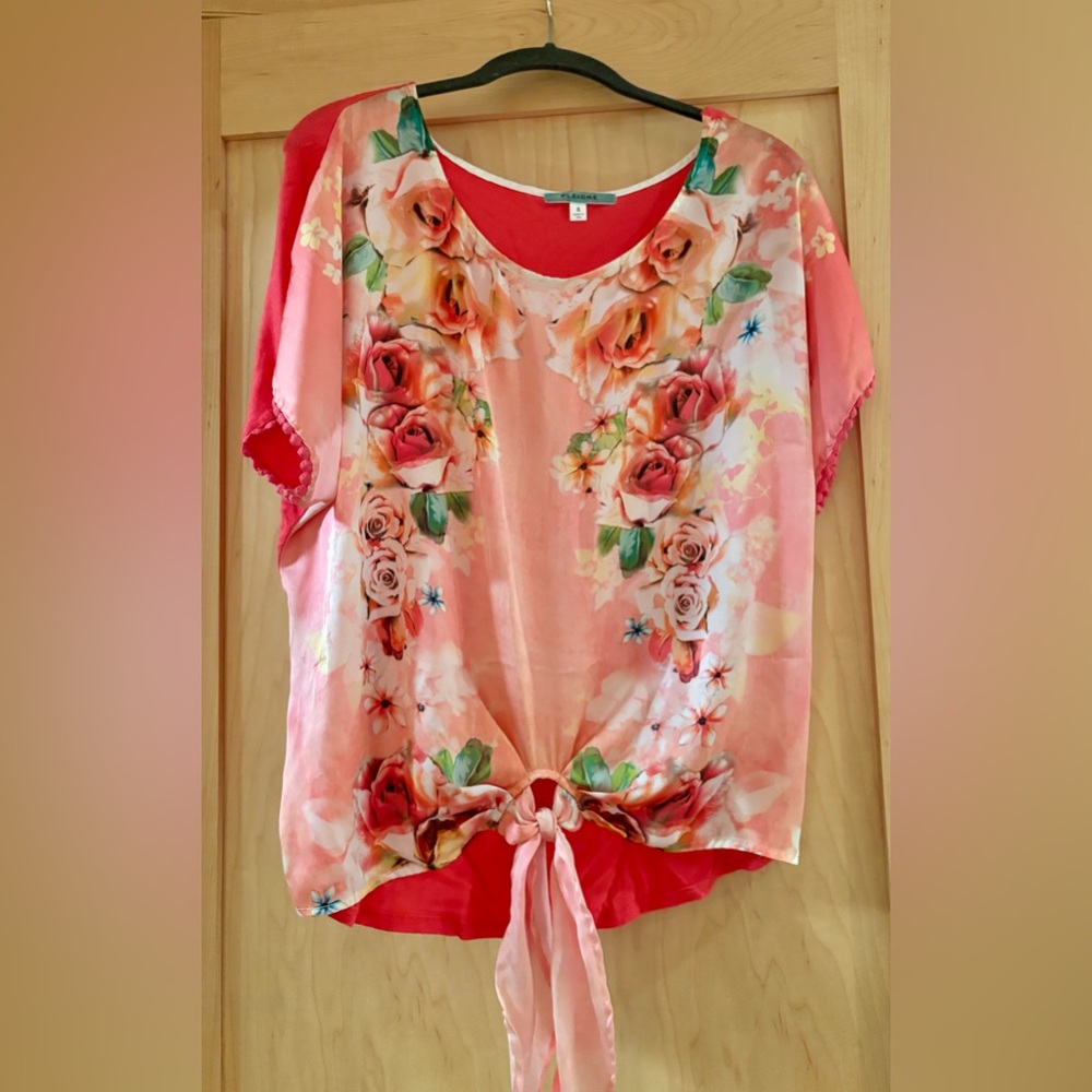 Floral Pink Women's Top